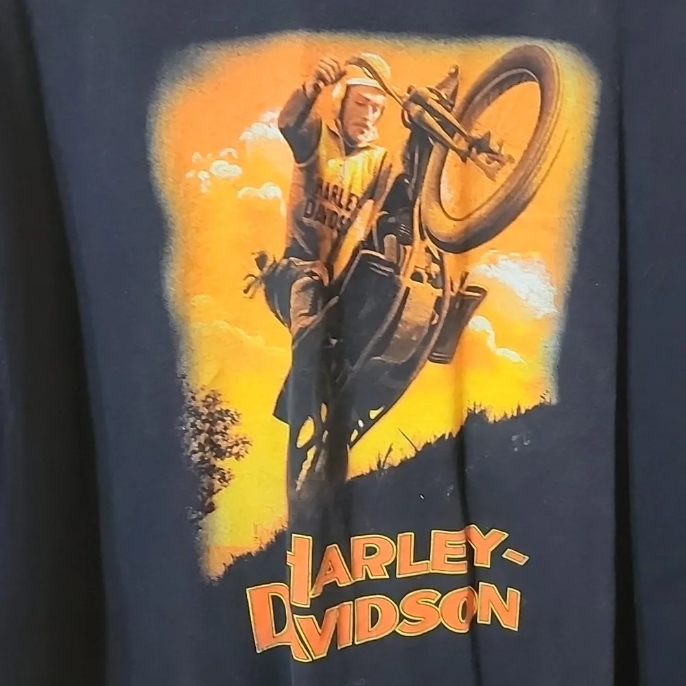 Harley-Davidson Black Graphic T-Shirt for Men Size Xl - Picture 2 of 5